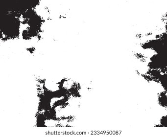 Rustic grunge vector texture with grain and stains. Abstract noise background. Weathered surface. Dirty and damaged. Detailed rough backdrop. Vector graphic illustration with transparent white. EPS10.