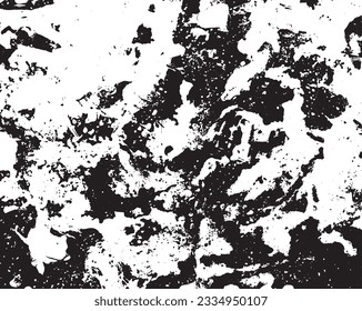 Rustic grunge vector texture with grain and stains. Abstract noise background. Weathered surface. Dirty and damaged. Detailed rough backdrop. Vector graphic illustration with transparent white. EPS10.