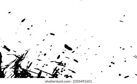 Rustic grunge vector texture with grain and stains. Abstract noise background. Weathered surface. Dirty and damaged. Detailed rough backdrop. Vector graphic illustration with transparent white. EPS10.