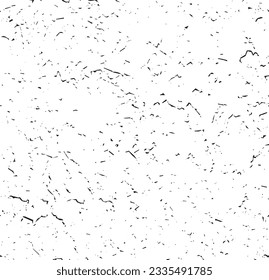 Rustic grunge vector texture with grain and stains. Abstract noise background. Weathered surface. Dirty and damaged. Detailed rough backdrop. Vector graphic illustration with transparent white. EPS10.