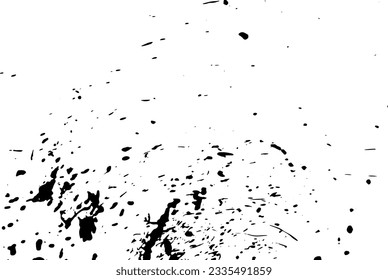 Rustic grunge vector texture with grain and stains. Abstract noise background. Weathered surface. Dirty and damaged. Detailed rough backdrop. Vector graphic illustration with transparent white. EPS10.