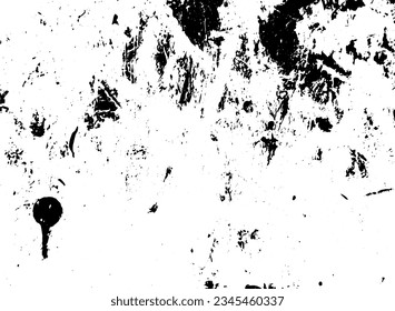 Rustic grunge vector texture with grain and stains. Abstract noise background. Weathered surface. Dirty and damaged. Detailed rough backdrop. Vector graphic illustration with transparent white. EPS10.