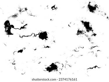 Rustic grunge vector texture with grain and stains. Abstract noise background. Weathered surface. Dirty and damaged. Detailed rough backdrop. Vector graphic illustration with transparent white. EPS10.