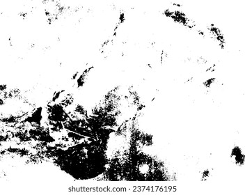 Rustic grunge vector texture with grain and stains. Abstract noise background. Weathered surface. Dirty and damaged. Detailed rough backdrop. Vector graphic illustration with transparent white. EPS10.