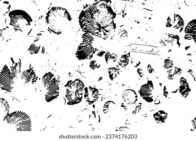 Rustic grunge vector texture with grain and stains. Abstract noise background. Weathered surface. Dirty and damaged. Detailed rough backdrop. Vector graphic illustration with transparent white. EPS10.