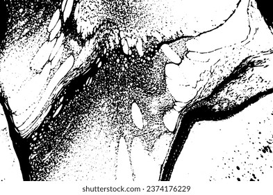 Rustic grunge vector texture with grain and stains. Abstract noise background. Weathered surface. Dirty and damaged. Detailed rough backdrop. Vector graphic illustration with transparent white. EPS10.