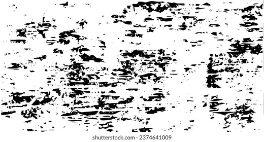 Rustic grunge vector texture with grain and stains. Abstract noise background. Weathered surface. Dirty and damaged. Detailed rough backdrop. Vector graphic illustration with transparent white. EPS10.