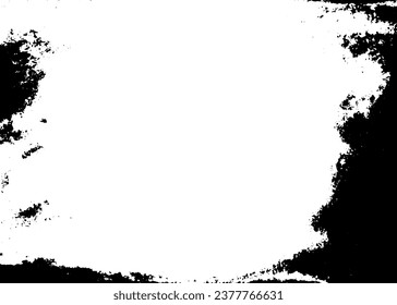 Rustic grunge vector texture with grain and stains. Abstract noise background. Weathered surface. Dirty and damaged. Detailed rough backdrop. Vector graphic illustration with transparent white. EPS10.