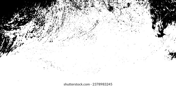 Rustic grunge vector texture with grain and stains. Abstract noise background. Weathered surface. Dirty and damaged. Detailed rough backdrop. Vector graphic illustration with transparent white. EPS10.