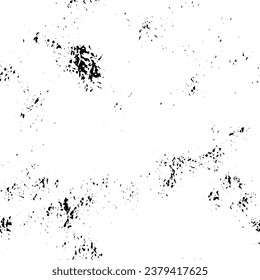 Rustic grunge vector texture with grain and stains. Abstract noise background. Weathered surface. Dirty and damaged. Detailed rough backdrop. Vector graphic illustration with transparent white. EPS10.