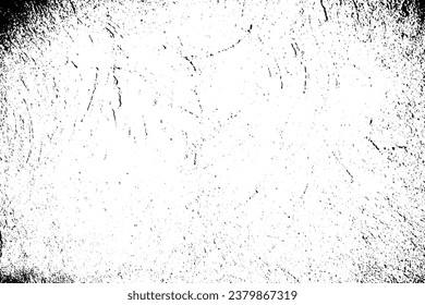 Rustic grunge vector texture with grain and stains. Abstract noise background. Weathered surface. Dirty and damaged. Detailed rough backdrop. Vector graphic illustration with transparent white. EPS10.