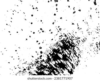 Rustic grunge vector texture with grain and stains. Abstract noise background. Weathered surface. Dirty and damaged. Detailed rough backdrop. Vector graphic illustration with transparent white. EPS10.