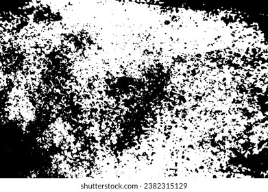 Rustic grunge vector texture with grain and stains. Abstract noise background. Weathered surface. Dirty and damaged. Detailed rough backdrop. Vector graphic illustration with transparent white. EPS10.