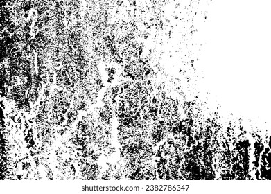 Rustic grunge vector texture with grain and stains. Abstract noise background. Weathered surface. Dirty and damaged. Detailed rough backdrop. Vector graphic illustration with transparent white. EPS10.
