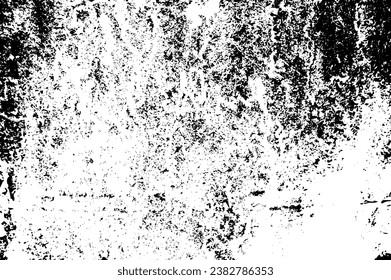 Rustic grunge vector texture with grain and stains. Abstract noise background. Weathered surface. Dirty and damaged. Detailed rough backdrop. Vector graphic illustration with transparent white. EPS10.