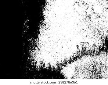 Rustic grunge vector texture with grain and stains. Abstract noise background. Weathered surface. Dirty and damaged. Detailed rough backdrop. Vector graphic illustration with transparent white. EPS10.