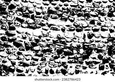 Rustic grunge vector texture with grain and stains. Abstract noise background. Weathered surface. Dirty and damaged. Detailed rough backdrop. Vector graphic illustration with transparent white. EPS10.