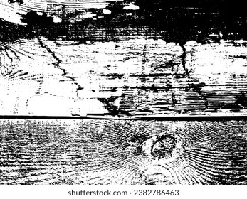 Rustic grunge vector texture with grain and stains. Abstract noise background. Weathered surface. Dirty and damaged. Detailed rough backdrop. Vector graphic illustration with transparent white. EPS10.