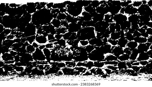 Rustic grunge vector texture with grain and stains. Abstract noise background. Weathered surface. Dirty and damaged. Detailed rough backdrop. Vector graphic illustration with transparent white. EPS10.