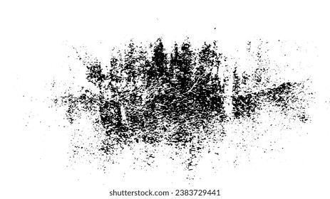 Rustic grunge vector texture with grain and stains. Abstract noise background. Weathered surface. Dirty and damaged. Detailed rough backdrop. Vector graphic illustration with transparent white. EPS10.