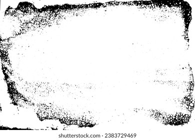 Rustic grunge vector texture with grain and stains. Abstract noise background. Weathered surface. Dirty and damaged. Detailed rough backdrop. Vector graphic illustration with transparent white. EPS10.