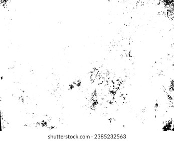 Rustic grunge vector texture with grain and stains. Abstract noise background. Weathered surface. Dirty and damaged. Detailed rough backdrop. Vector graphic illustration with transparent white. EPS10.
