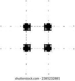 Rustic grunge vector texture with grain and stains. Abstract noise background. Weathered surface. Dirty and damaged. Detailed rough backdrop. Vector graphic illustration with transparent white. EPS10.