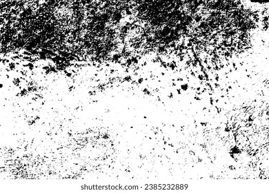 Rustic grunge vector texture with grain and stains. Abstract noise background. Weathered surface. Dirty and damaged. Detailed rough backdrop. Vector graphic illustration with transparent white. EPS10.