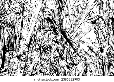 Rustic grunge vector texture with grain and stains. Abstract noise background. Weathered surface. Dirty and damaged. Detailed rough backdrop. Vector graphic illustration with transparent white. EPS10.