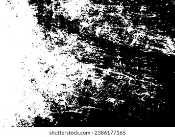 Rustic grunge vector texture with grain and stains. Abstract noise background. Weathered surface. Dirty and damaged. Detailed rough backdrop. Vector graphic illustration with transparent white. EPS10.