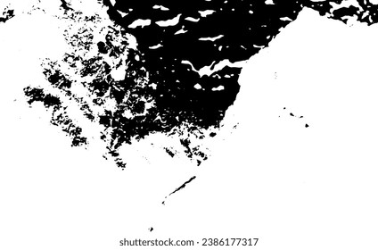 Rustic grunge vector texture with grain and stains. Abstract noise background. Weathered surface. Dirty and damaged. Detailed rough backdrop. Vector graphic illustration with transparent white. EPS10.