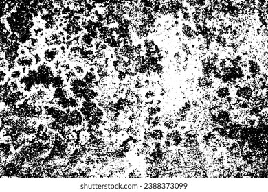 Rustic grunge vector texture with grain and stains. Abstract noise background. Weathered surface. Dirty and damaged. Detailed rough backdrop. Vector graphic illustration with transparent white. EPS10.