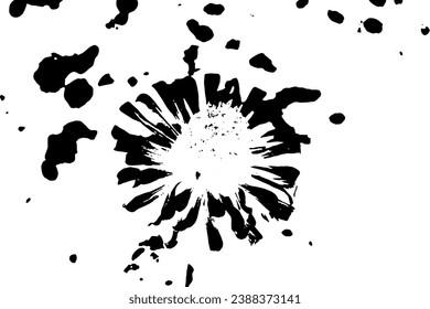 Rustic grunge vector texture with grain and stains. Abstract noise background. Weathered surface. Dirty and damaged. Detailed rough backdrop. Vector graphic illustration with transparent white. EPS10.