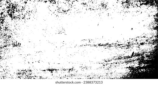 Rustic grunge vector texture with grain and stains. Abstract noise background. Weathered surface. Dirty and damaged. Detailed rough backdrop. Vector graphic illustration with transparent white. EPS10.