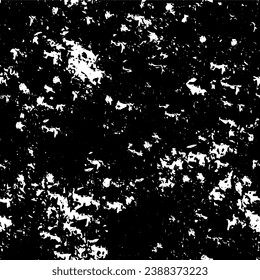 Rustic grunge vector texture with grain and stains. Abstract noise background. Weathered surface. Dirty and damaged. Detailed rough backdrop. Vector graphic illustration with transparent white. EPS10.