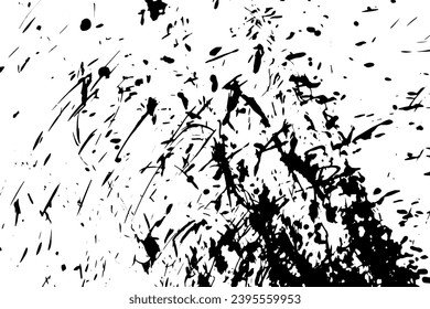 Rustic grunge vector texture with grain and stains. Abstract noise background. Weathered surface. Dirty and damaged. Detailed rough backdrop. Vector graphic illustration with transparent white. EPS10.