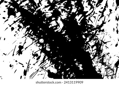 Rustic grunge vector texture with grain and stains. Abstract noise background. Weathered surface. Dirty and damaged. Detailed rough backdrop. Vector graphic illustration with transparent white. EPS10.