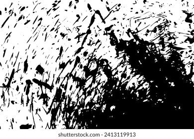 Rustic grunge vector texture with grain and stains. Abstract noise background. Weathered surface. Dirty and damaged. Detailed rough backdrop. Vector graphic illustration with transparent white. EPS10.
