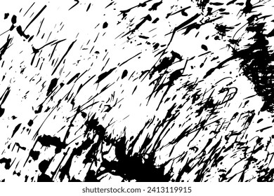 Rustic grunge vector texture with grain and stains. Abstract noise background. Weathered surface. Dirty and damaged. Detailed rough backdrop. Vector graphic illustration with transparent white. EPS10.