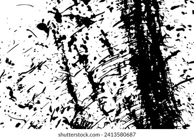 Rustic grunge vector texture with grain and stains. Abstract noise background. Weathered surface. Dirty and damaged. Detailed rough backdrop. Vector graphic illustration with transparent white. EPS10.