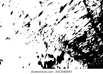 Rustic grunge vector texture with grain and stains. Abstract noise background. Weathered surface. Dirty and damaged. Detailed rough backdrop. Vector graphic illustration with transparent white. EPS10.