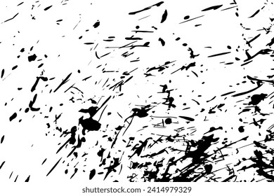 Rustic grunge vector texture with grain and stains. Abstract noise background. Weathered surface. Dirty and damaged. Detailed rough backdrop. Vector graphic illustration with transparent white. EPS10.