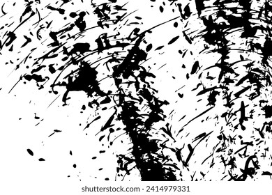 Rustic grunge vector texture with grain and stains. Abstract noise background. Weathered surface. Dirty and damaged. Detailed rough backdrop. Vector graphic illustration with transparent white. EPS10.