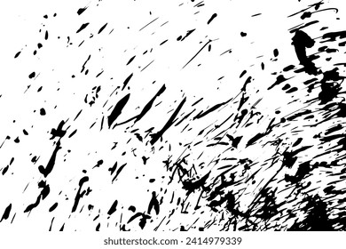 Rustic grunge vector texture with grain and stains. Abstract noise background. Weathered surface. Dirty and damaged. Detailed rough backdrop. Vector graphic illustration with transparent white. EPS10.