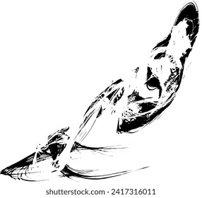 Rustic grunge vector texture with grain and stains. Abstract noise background. Weathered surface. Dirty and damaged. Detailed rough backdrop. Vector graphic illustration with transparent white. EPS10.