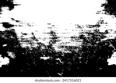 Rustic grunge vector texture with grain and stains. Abstract noise background. Weathered surface. Dirty and damaged. Detailed rough backdrop. Vector graphic illustration with transparent white. EPS10.
