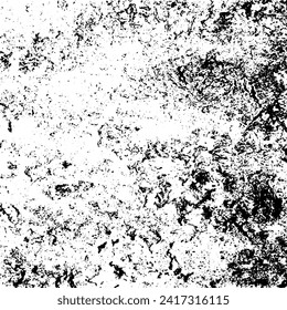 Rustic grunge vector texture with grain and stains. Abstract noise background. Weathered surface. Dirty and damaged. Detailed rough backdrop. Vector graphic illustration with transparent white. EPS10.