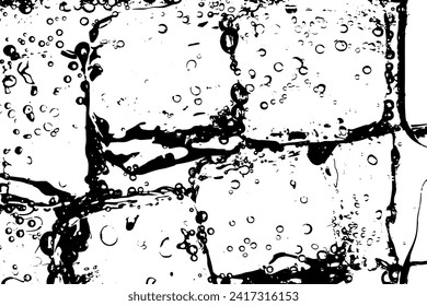 Rustic grunge vector texture with grain and stains. Abstract noise background. Weathered surface. Dirty and damaged. Detailed rough backdrop. Vector graphic illustration with transparent white. EPS10.