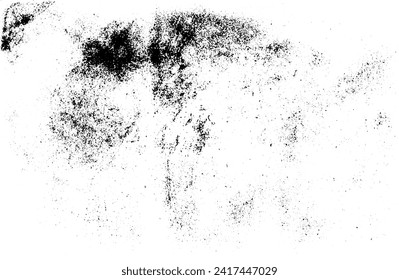 Rustic grunge vector texture with grain and stains. Abstract noise background. Weathered surface. Dirty and damaged. Detailed rough backdrop. Vector graphic illustration with transparent white. EPS10.