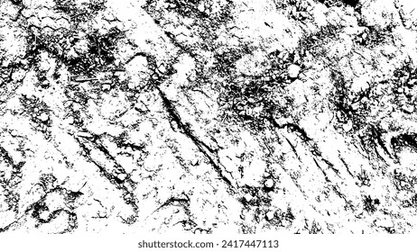 Rustic grunge vector texture with grain and stains. Abstract noise background. Weathered surface. Dirty and damaged. Detailed rough backdrop. Vector graphic illustration with transparent white. EPS10.